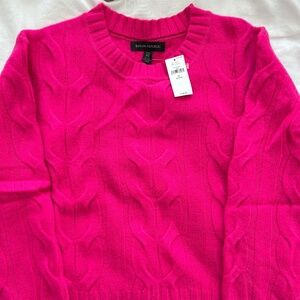 Banana Republic hot pink sweater XS